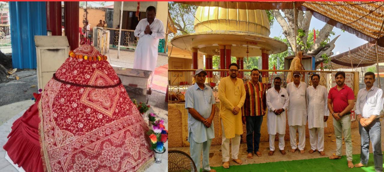 महर्षि वेदव्यास मंदिर एक पुराणिक ऐतिहासिक तपस्थली पर डीएमए के वाइस प्रेसिडेंट संदीप वर्मा हुए नतमस्तक