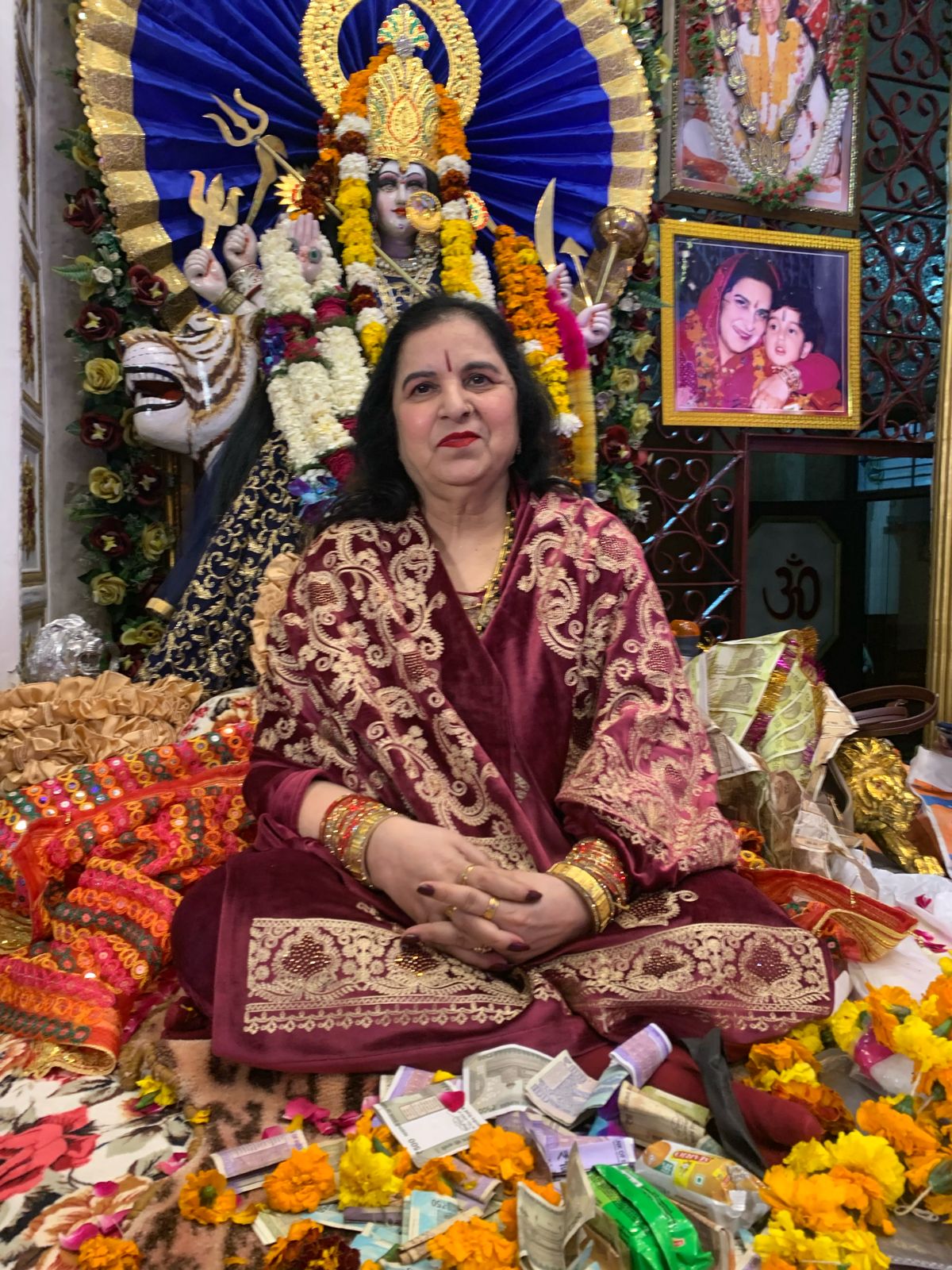 राजेश्वरी धाम मां देवी राज रानी वैष्णो मंदिर में धूमधाम से मनाया गया 55वां शिलान्यास दिवस