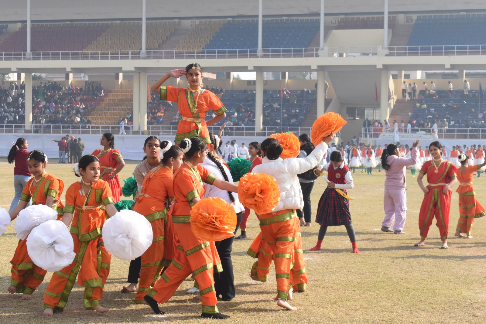 गणतंत्र दिवस ; फुल ड्रैस रिहर्सल में दिखा देश भक्ति का जज़्बा